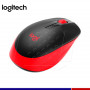 MOUSE LOGITECH M190 WIRELESS FULL SIZE RED