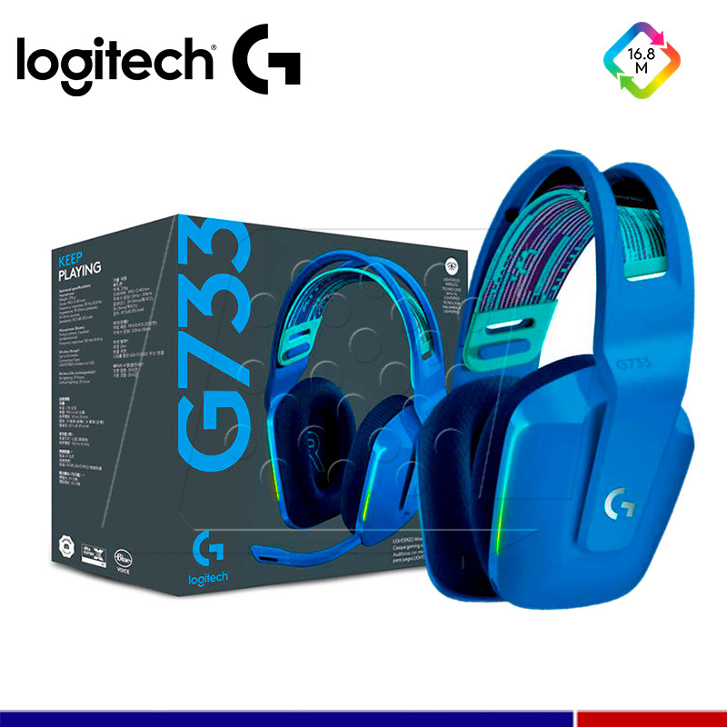 Auriculares Logitech G733 Gamer Inalambrico 7.1 Rgb Streaming Pc Mac Ps4  Celulares y accesorios Auri