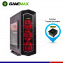 CASE GAMING GAMEMAX ASGARD LED ROJO F/GE550
