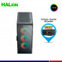 CASE GAMER HALION ARROW, F/500W, 3 COOLER RGB, V/TEMPLADO