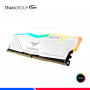 MEM. RAM TEAMGROUP T-FORCE DELTA RGB WHITE 16GB DDR4 3200 MHZ.