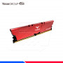 MEM. RAM TEAMGROUP 8GB DDR4 T-FORCE VULCAN Z RED 3200 MHZ.