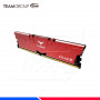 MEM. RAM TEAMGROUP 8GB DDR4 T-FORCE VULCAN Z RED 3200 MHZ.
