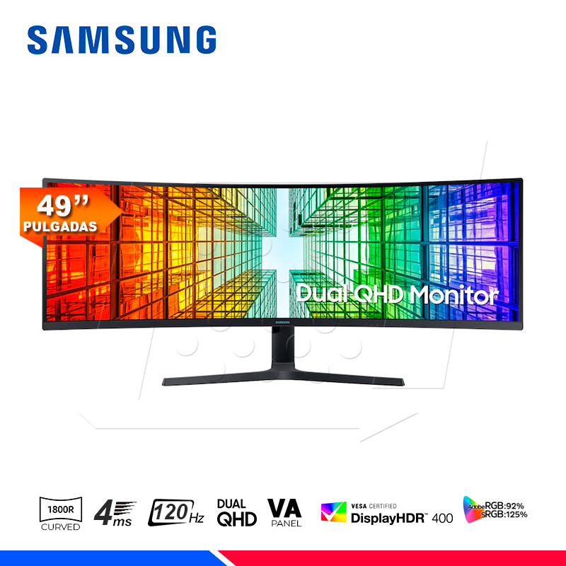 Samsung Ultrawide Monitor de 34 Pulgadas Curvo