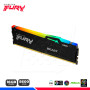 MEM RAM KINGSTON FURY BEAST RGB, 16GB DDR5 5600 MHZ.