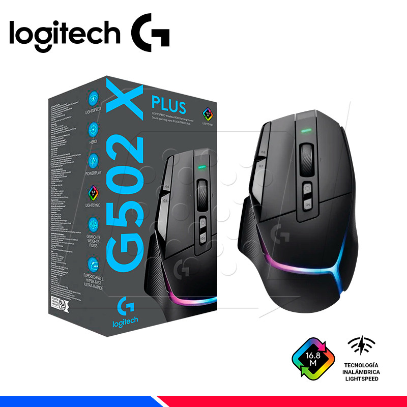 MOUSE LOGITECH GAMING G502 X PLUS  Start_ Venta de productos tecnológicos