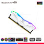 MEM RAM TEAMGROUP T-FORCE DELTA RGB, WHITE, 16GB DDR5 5200 MHZ.