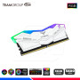MEM RAM TEAMGROUP T-FORCE DELTA RGB, WHITE, 16GB DDR5 5600 MHZ.