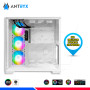 CASE ANTRYX FX 900 WHITE, V/TEMPLADO, FAN x4 ARGB, USB TIPO-C