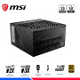 FUENTE DE PODER MSI MPG A850G PCIE5, 80 PLUS GOLD, FULL MODULAR, 850W