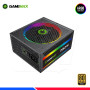 FUENTE DE PODER GAMEMAX RGB750 RAINBOW, 80 PLUS GOLD, FULL MODULAR, 750W