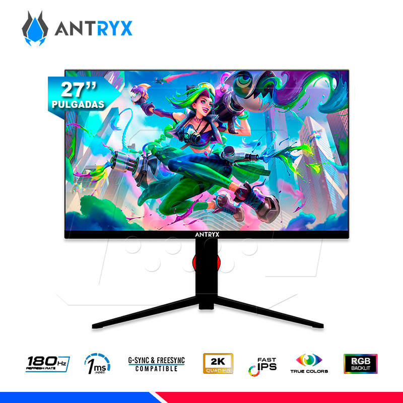 MONITOR GAMING ANTRYX VISION IPX272QGT, 27 FAST IPS, 2K, 180 Hz, 1ms,  G-Sync