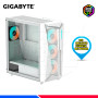 CASE GIGABYTE C301 GLASS WHITE, ARGB